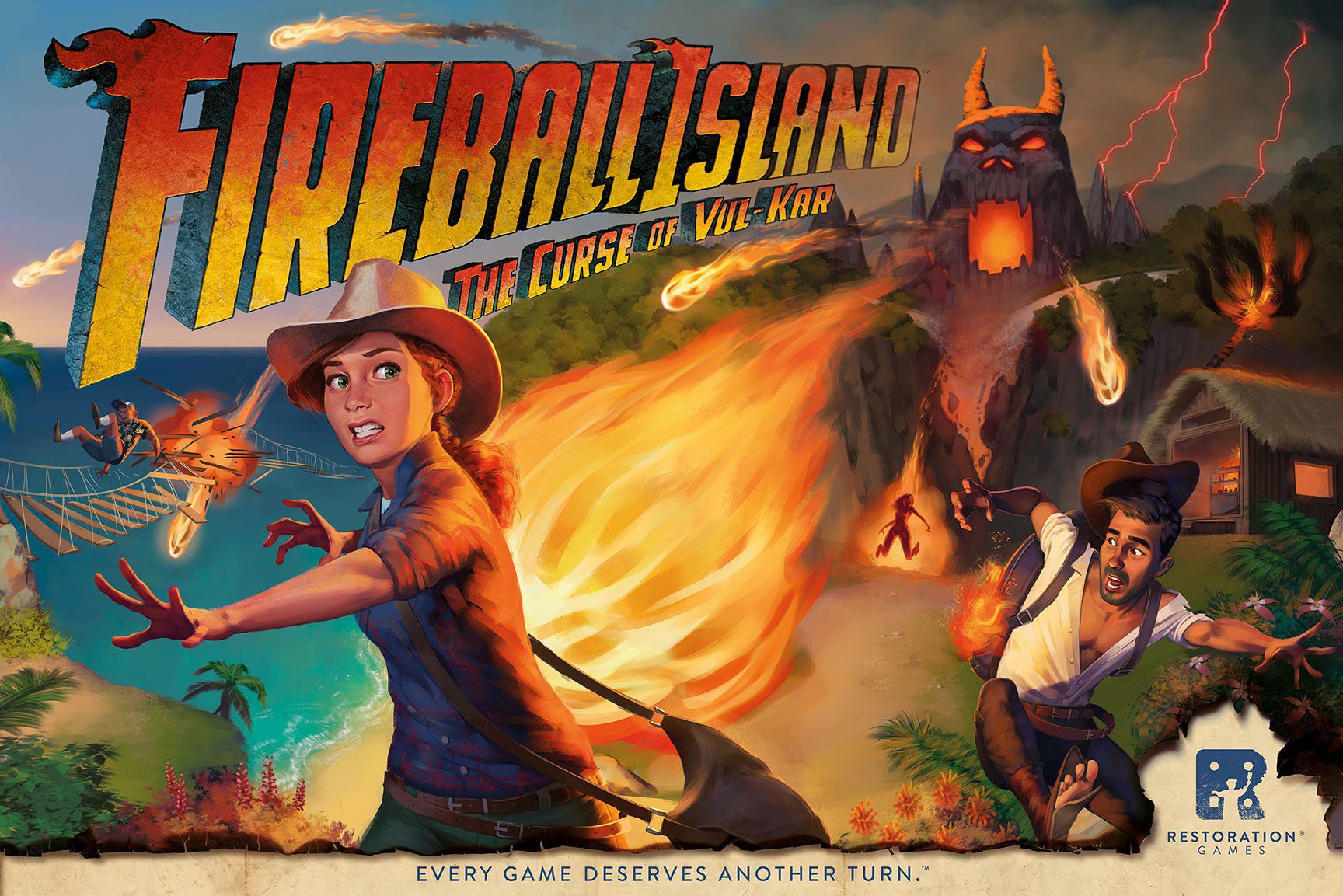 Fireball Island: The Curse of Vul-Kar | Купить настольную игру Fireball  Island: The Curse of Vul-Kar в интернет-магазине Лавка Игр