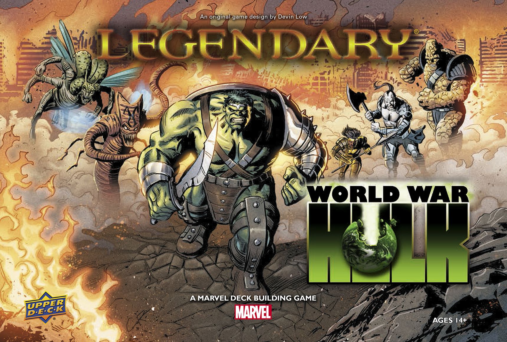 Legendary: A Marvel Deck Building Game – World War Hulk | Купить настольную  игру Legendary: A Marvel Deck Building Game – World War Hulk в  интернет-магазине Лавка Игр