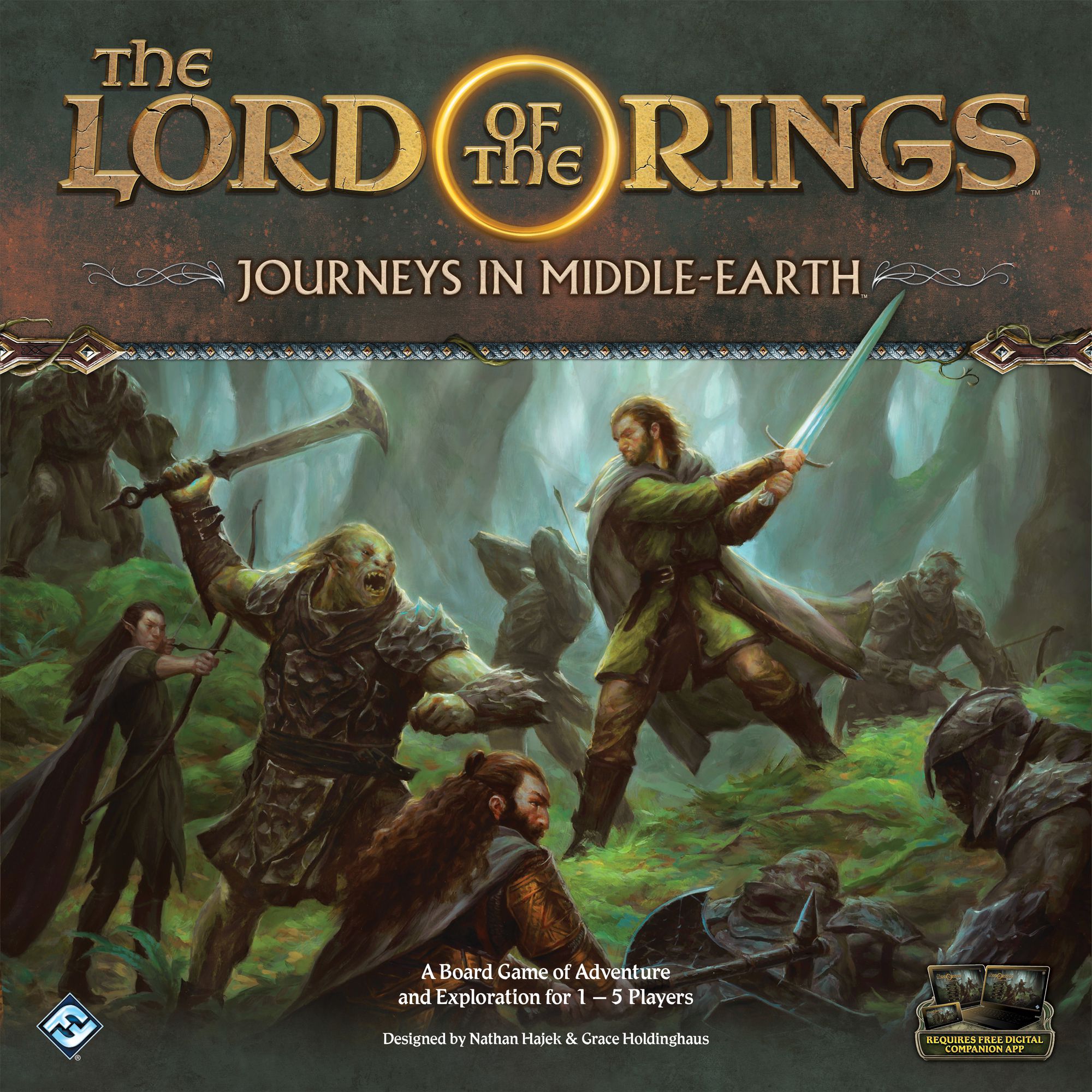 The Lord of the Rings: Journeys in Middle-earth | Купить настольную игру The  Lord of the Rings: Journeys in Middle-earth в интернет-магазине Лавка Игр