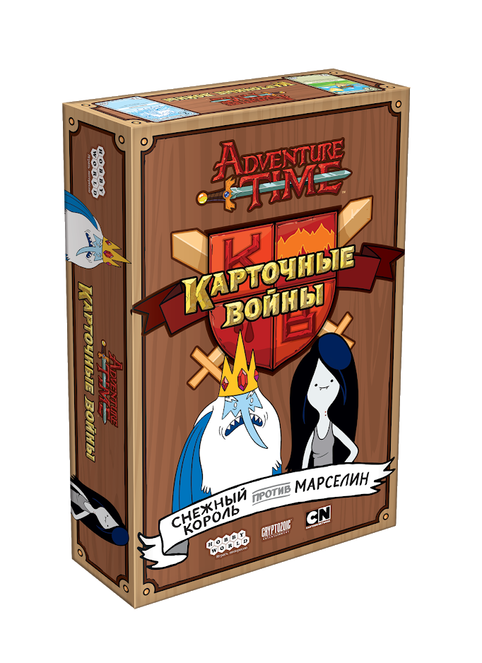 Время приключений: Карточные войны. Снежный король против Марселин ...