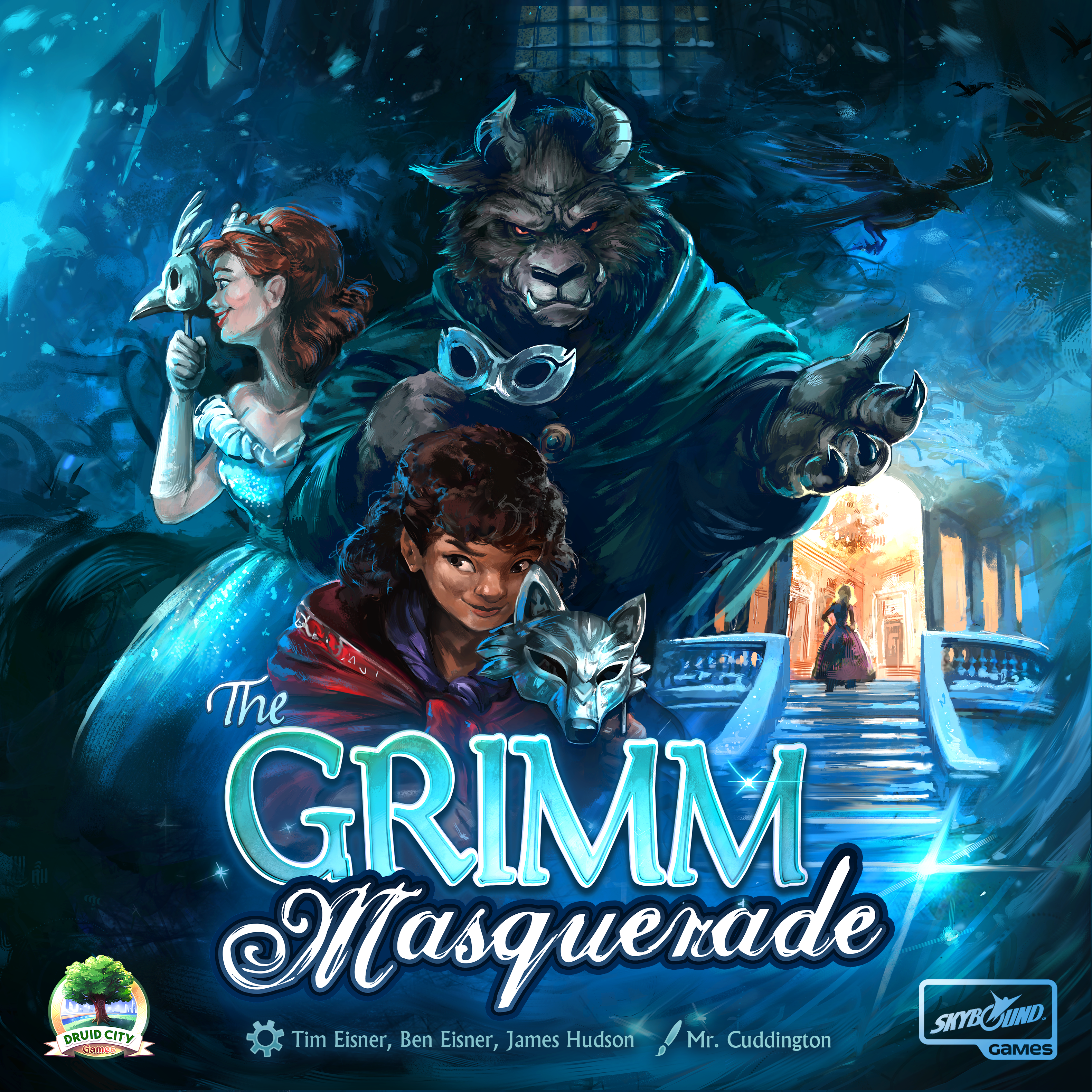 Сказка маскарад. Маскарад сказок. Игра маскарад сказок. Grimm игра. Настольная игра со скрытыми ролями маскарад сказок.