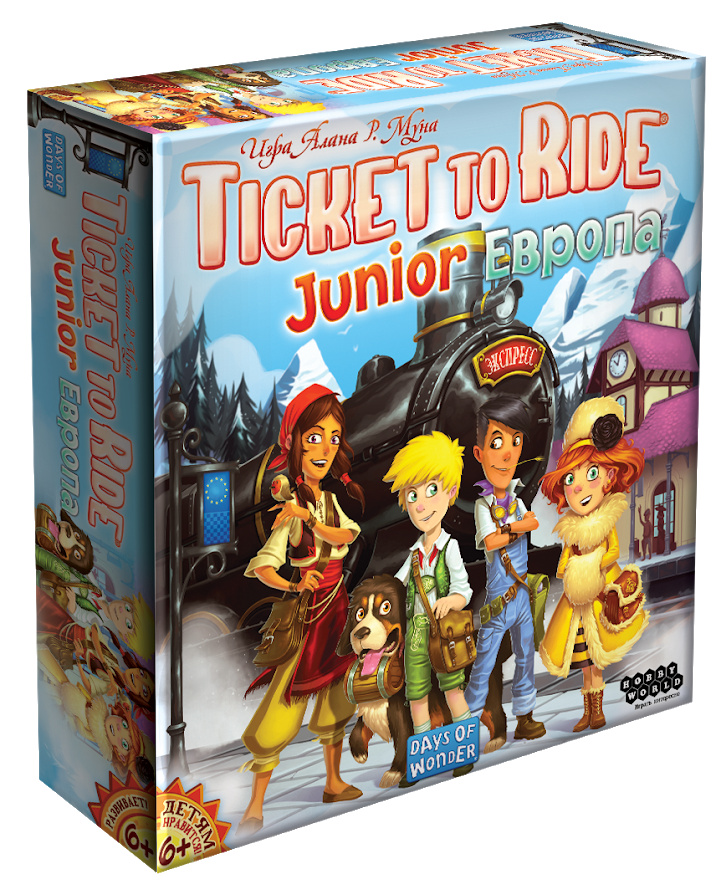 Ticket to Ride Junior Европа Купить настольную игру Ticket to Ride