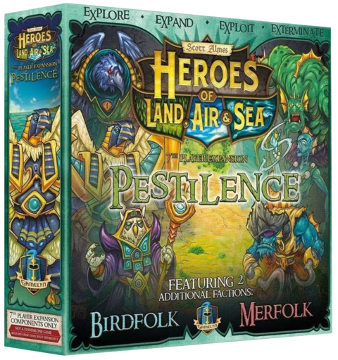 Heroes Of Land, Air &amp; Sea: Pestilence Booster &ndash; Espansione Per Gioco Da Tavolo, Nuova E Sigillata