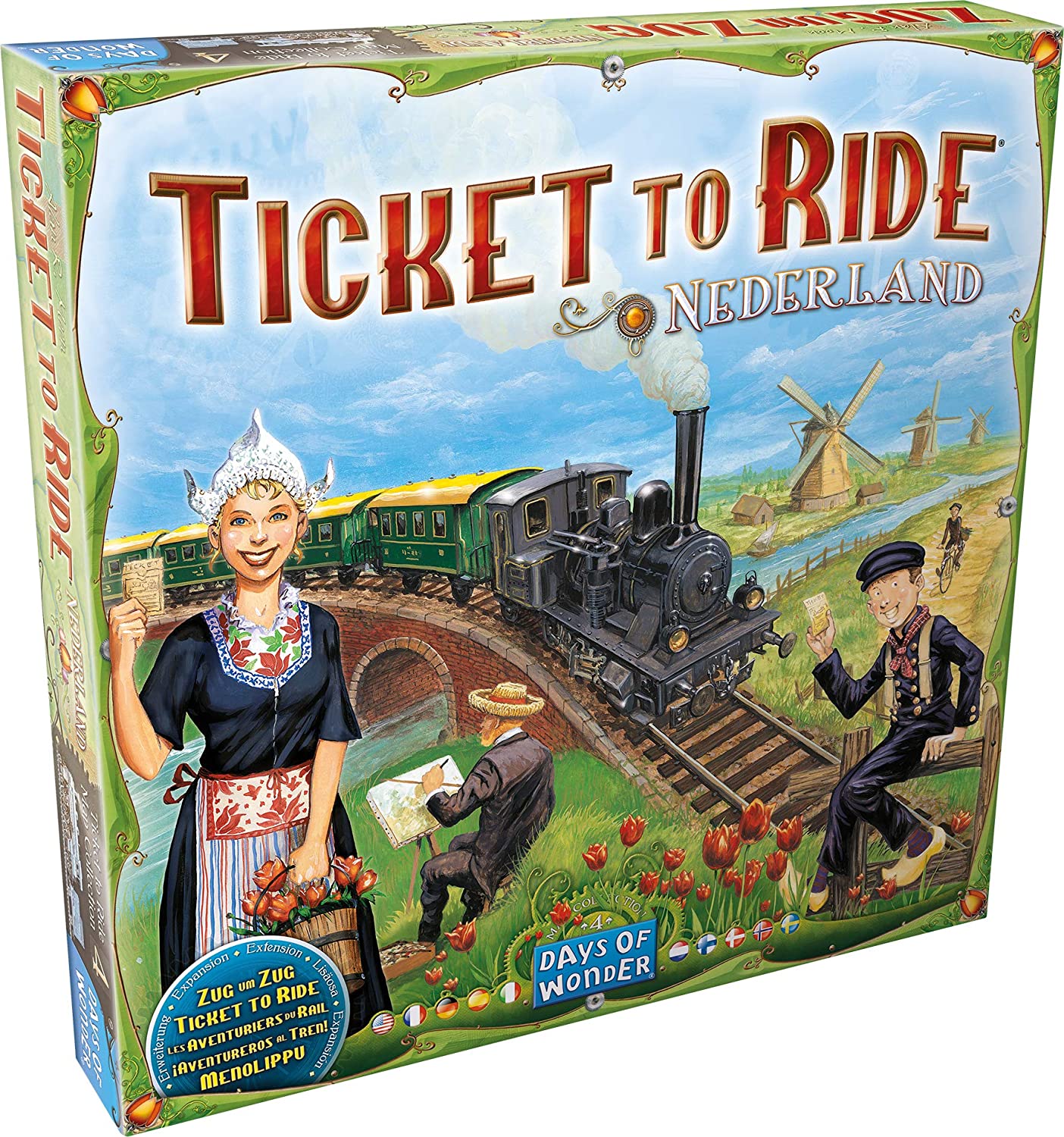 Ticket to Ride Map Collection: Volume 4 – Nederland | Купить настольную игру  Ticket to Ride Map Collection: Volume 4 – Nederland в интернет-магазине  Лавка Игр